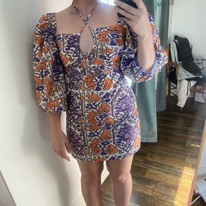 Rhode Jeanne Dress Mango Flora Grande